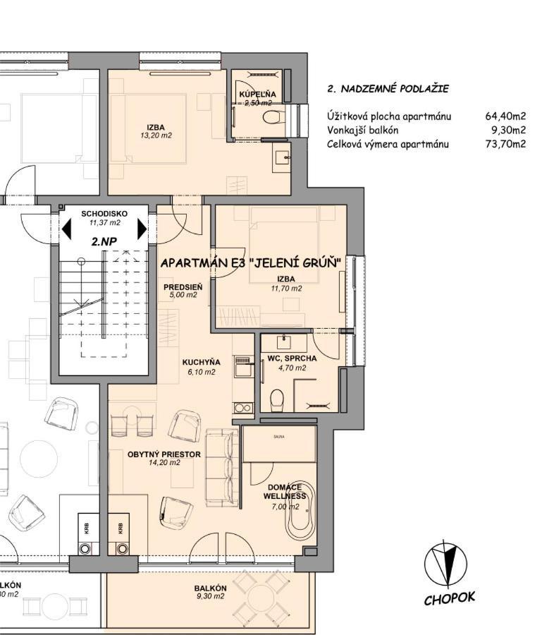 Apartman Jeleni Grun Jasna Demanovska Dolina Exteriör bild